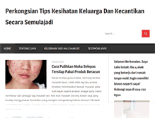 Tablet Screenshot of nutrisisemulajadi.com